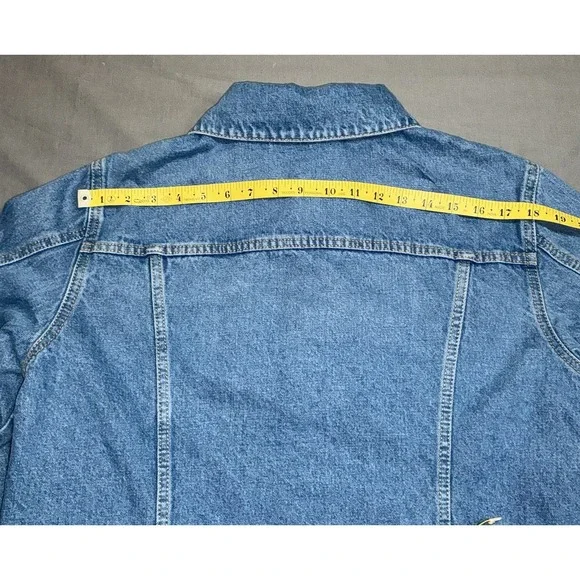 Hudson Los Angeles Denim Button Up Jean Trucker Jacket Women's Size  XL/1X NEW - Picture 11 of 11